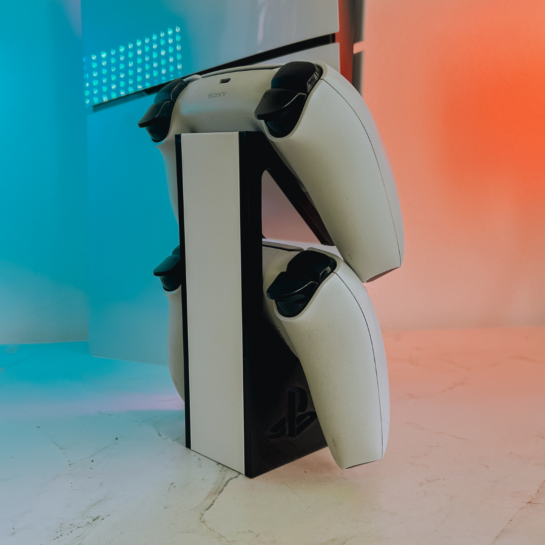 Suporte Duplo para Controle PS5 Organizador de Mesa
