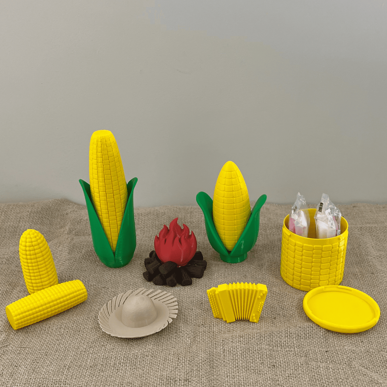 Kit Festa Junina Completa Decoração São João Mesa Arraiá LED