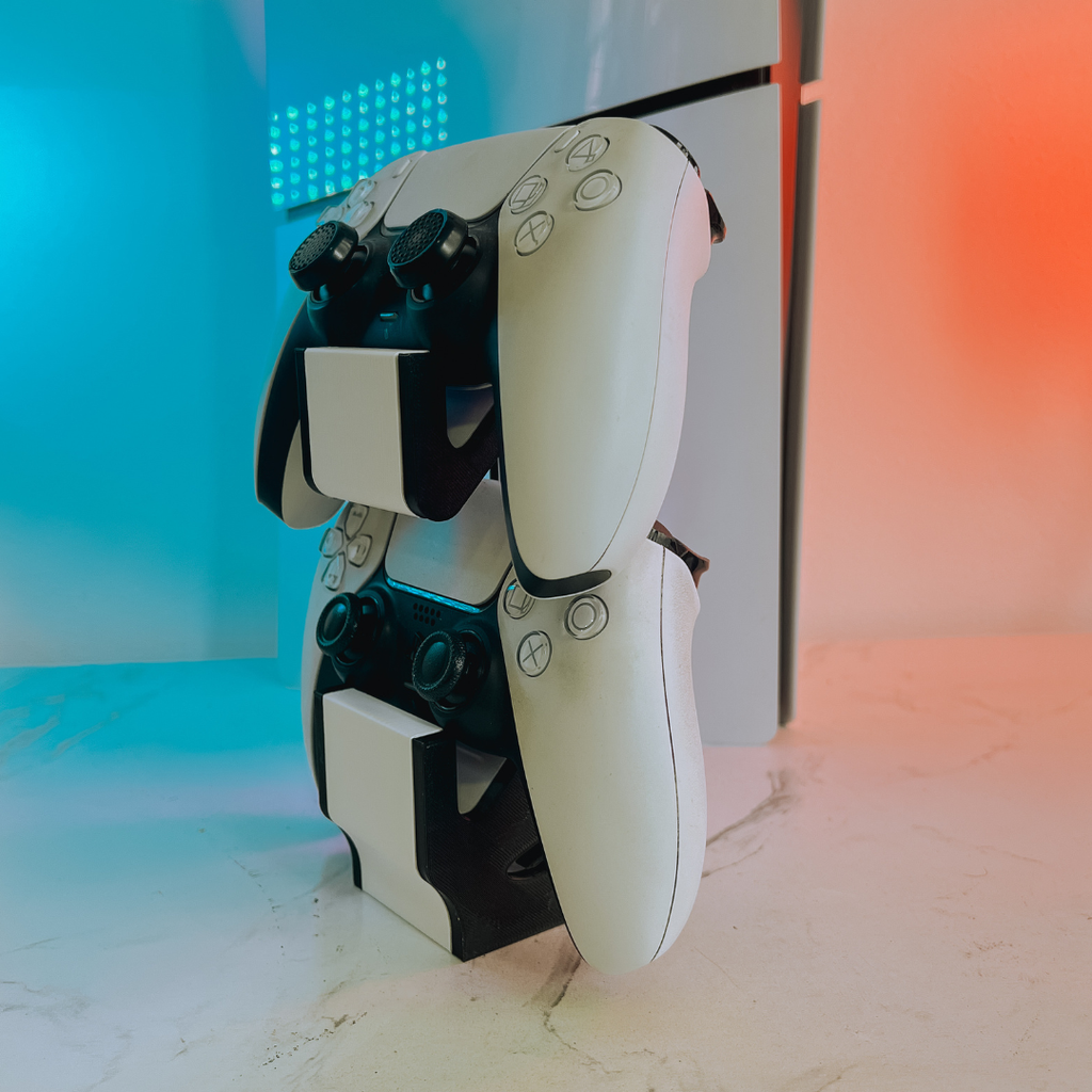 Suporte Duplo para Controle PS5 Organizador de Mesa