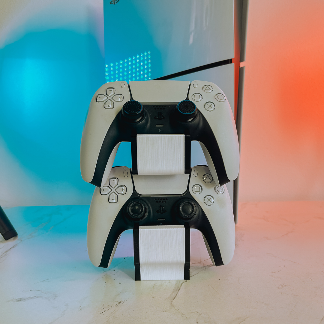 Suporte Duplo para Controle PS5 Organizador de Mesa