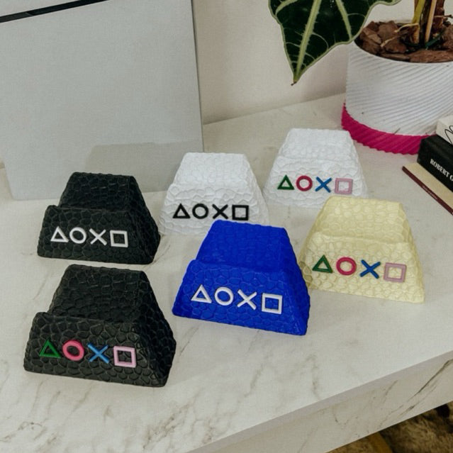 Suporte Controle PS5 Base Gamer de Mesa | Antiderrapante | 3D Roaz Creative