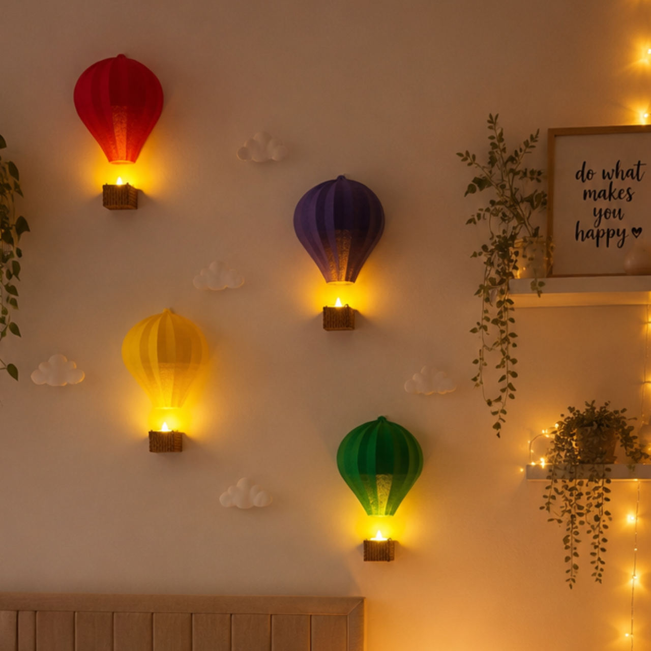Balão Decorativo com LED – Kit 2 ou 4 Unidades