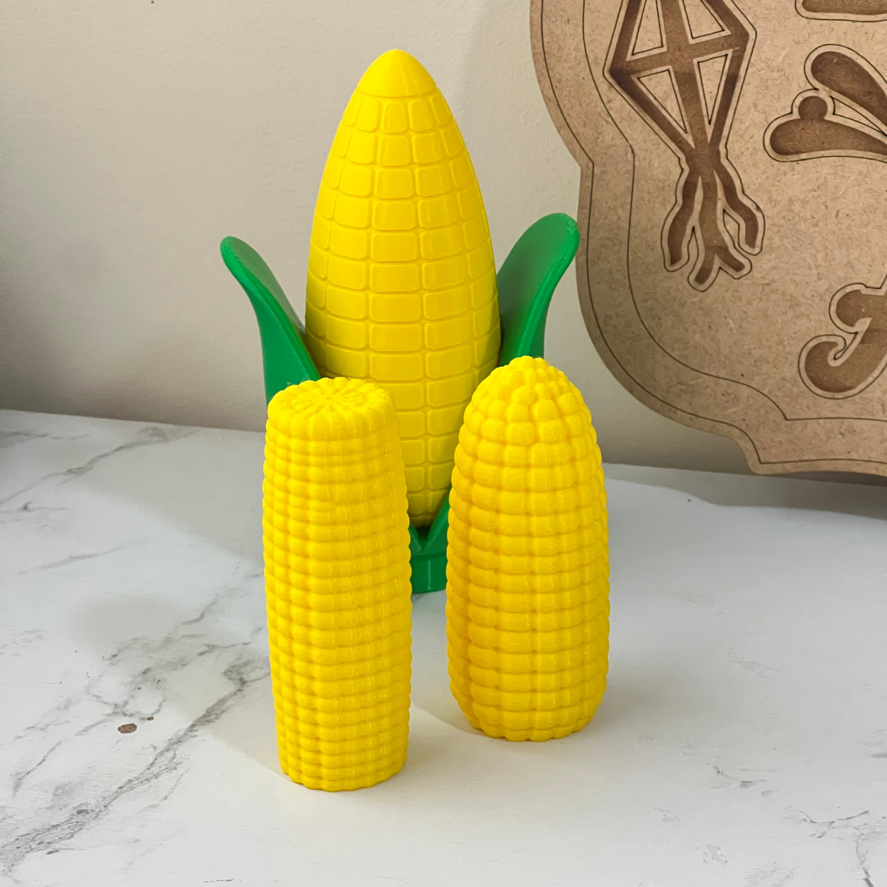 Kits Festa Junina Decorativo Milhos e Placa MDF Arraiá São João